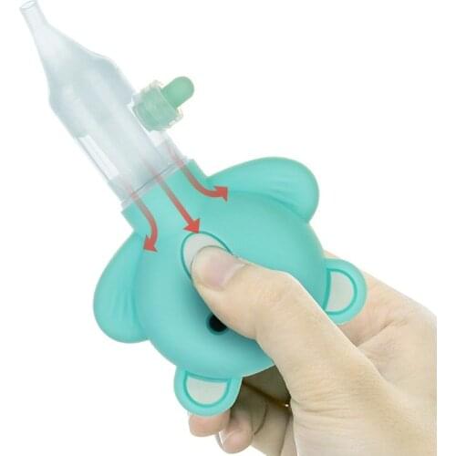 Newborn Baby Safety Nose Cleaner Baby Care Vacuum Suction Nasal Snot Nose Cleaner Mucus Runny Aspirator Inhale Kids Healthy Care