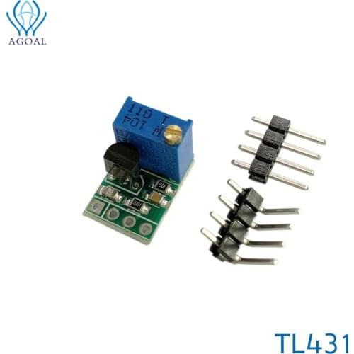 TL431 Voltage Reference Source 2.5V/5V/7.5V/10V High Precision for Voltmeter calibration, ADC reference, DAC
