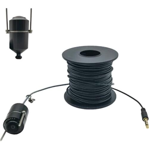 Single Fishing Camera for Fish Finder Underwater Camera with DC 5V 30m Cable, Fishing Tackle Accessories