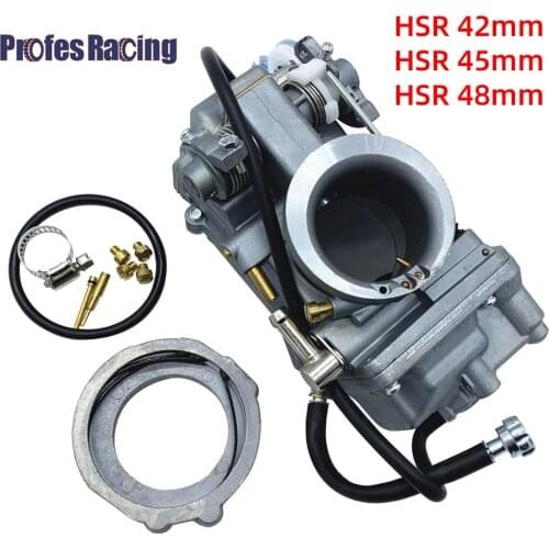 Motorcycle Carburetor HSR42 HSR45 HSR48 Mikuni 4T Accelerator Pump Performance Pumper Carburetor Carb For Harley TM42 TM45 TM48
