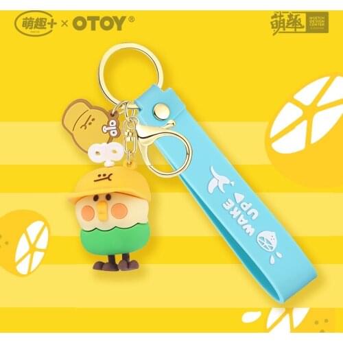Cute keychain genuine little parrot BEBE pendant blind box trend bag buckle accessories birthday gift