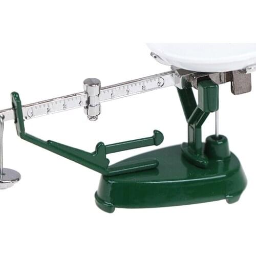 Mini Platform Balance Scale Toy Match For Forest Animal Family Collectible Gift 1:12 Dollhouse Miniature