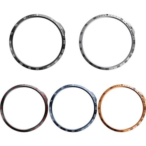 Fashion Watch Part Bezel Ring For Fenix 6s Smart Watch Metal Outer Edge Cover Stainless Steel Metal Bezel Ring Adhesive Cover