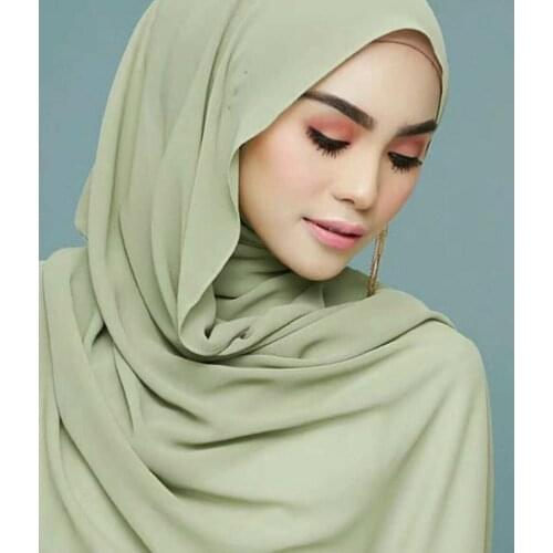 70*180cm muslim bubble chiffon hijab scarf islamic plain shawls wraps arab soft headscarf foulard femme musulman head scarves