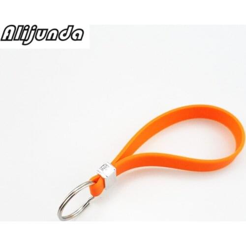 New silicone key long wristband bracelet key spoon portable key chain for Subaru Forester Outback Legacy Impreza XV BRZ