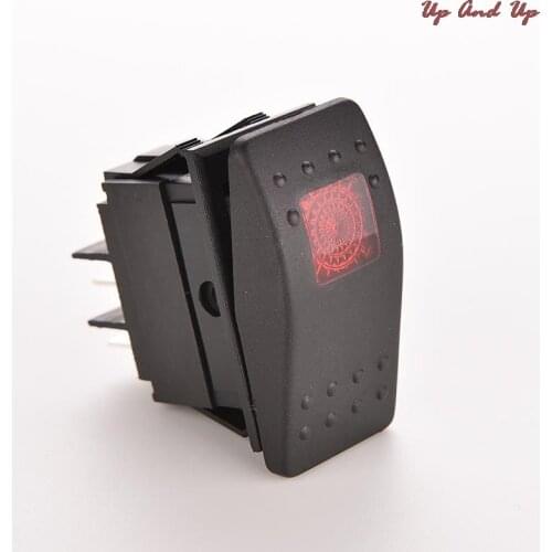 2016 New ON-Off Led Car Swtich 12V 20A Waterproof BAR ARB Carbling Rocket Toggle Switch Red