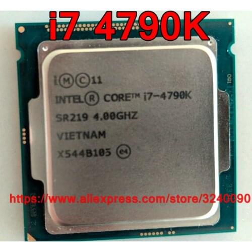 Original Intel CPU CORE i7 4790K Processor 4.00GHz 8M Quad-Core i7-4790K Socket 1150 free shipping speedy ship out