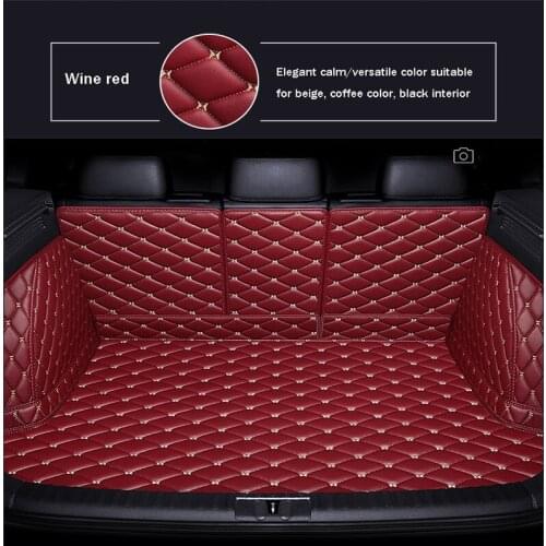 Custom Trunk Mat100% suitable for hyundai santa fe tucson i30 i40 ix25 ix35 sonata kona getz H 10 creta Elantra Solaris carpet