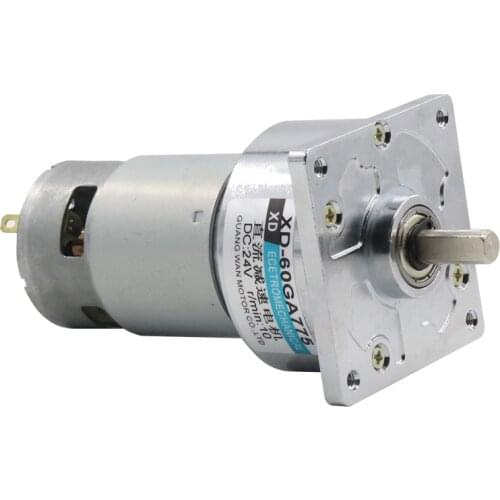 775 Reduction Motor 12V Miniature Pony 35W Large Torque Speed Regulating Motor 24V Slow Dc Motor