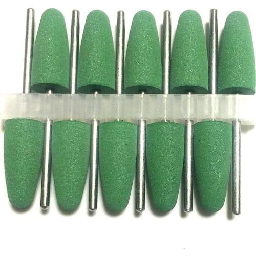 Sales Promotion Dentist Products 10Pcs/set SILICONE Polishers 2.35mm Diamond Polishing Burs