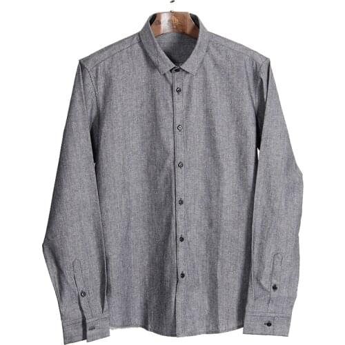 MRMT 2021 Brand Spring New Leisure Mens Shirts Pure Cotton Long Sleeved Shirt for Male Casual Youth Student Tops Shirts