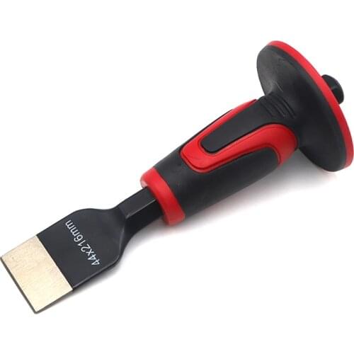 BRAKEMAN Brick Bolster cutting Chisel With Hand Guard Heavy Duty Flat