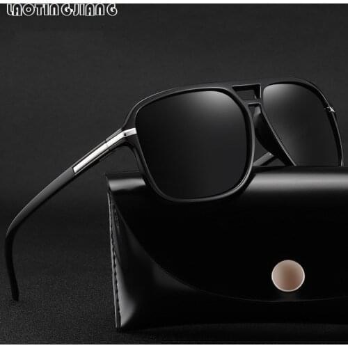 Mens Square Sunglasses Polarized Retro Sun Glasses Brand Designer Sunglasses For Men Women Driving Shades Male Anti-glare UV400