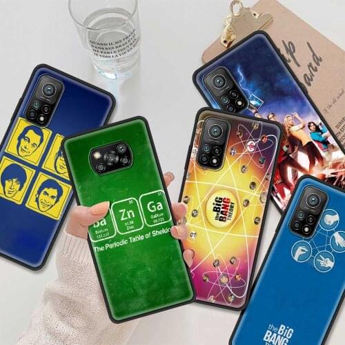 The Big Bang Theory Bazinga Phone Case For Mi Poco X3 NFC Pro M3 F3 10 10t Lite Soft Black TPU Bumper Fundas Smartphone