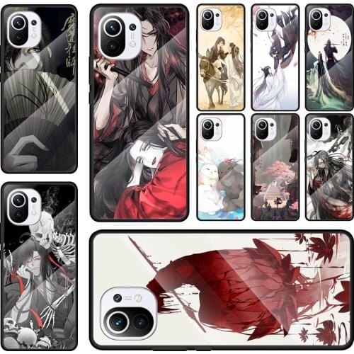 Mo Dao Zu Shi Tempered Glass Cover For Xiaomi Mi 11 Ultra 11i 10T Note 10 CC9 CC9E 9T Lite Pro Phone Case Coque