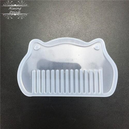 1Pcs Comb process DIY transparent UV resin liquid silica gel combination mold for jewelry production