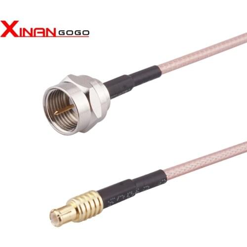 1PCS F Male to MCX Male Plug Connector RF Coaxial RG316 Pigtail F to MCX Extension Cable for TV Set-top Box DIY Jumper Cord
