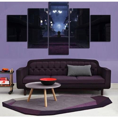 5 Piece Survival Horror Game The Evil Within 2 Poster Paintings HD Fantasy Art Zombies Pictures Wall Paintings for Home Decor