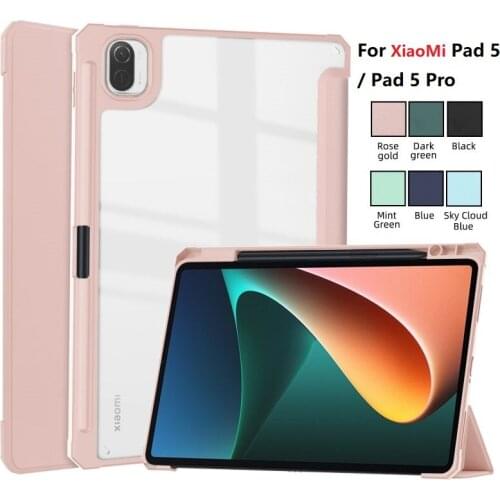 Case for XiaoMi Mipad5 11 Inch MiPad 5 Pro Funda Pencil Holder Cover Mi Pad 5 Pro 11 2021 Leather Shock Proof Tablet Stand Shell