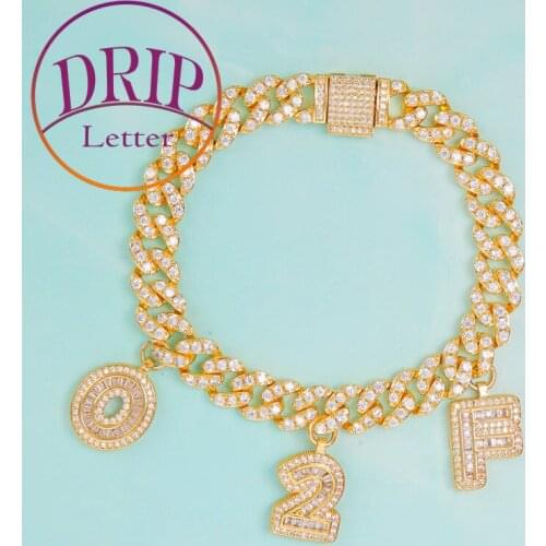 Персонализированные браслеты Drip letter China At AliExpress