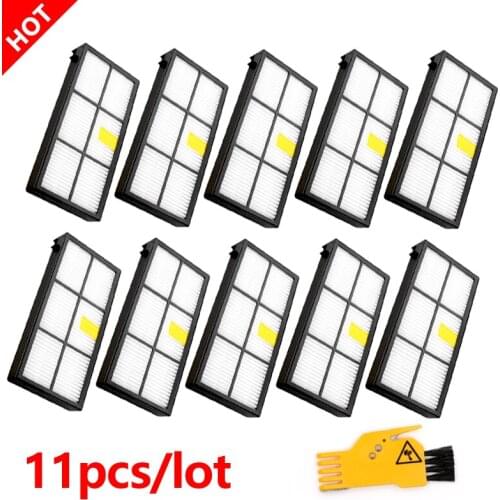 10PCS Filter For iRobot Roomba Parts Accessory Hepa 800 900 Series 870 880 980 Filters Vacuum Robots Replacements Cleaner Parts