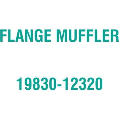 For Kubota 19830-12320 FLANGE MUFFLER