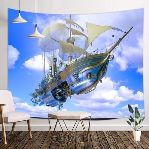 Steampunk Ship' By Dmitriy Filippov The Tapestry Interior Unique Design