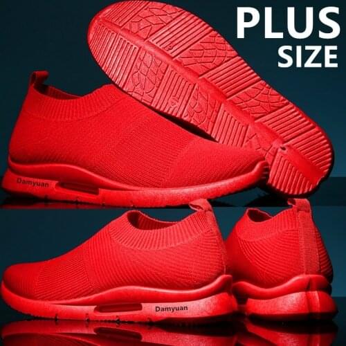 Damyuan 2020 New Fashion Mens Casual Shoes Summer Cool Super Light Mesh Sneakers Sport Shoes for Men Plug Size 46