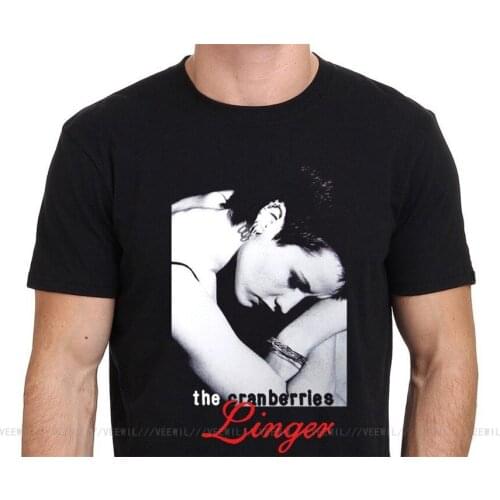 The Cranberries Dolores O'riordan Linger T-Shirt Mens Black Size S Xxl 2020 New Short Sleeve Men Bodybuilding Tshirt