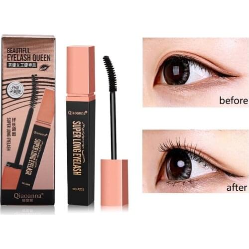 Curling Mascara Eye Makeup Super Long Natural Thick Curling Eyelashes Waterproof Long Lasting Sumdgeproof 4D Mascara Tool TSLM2