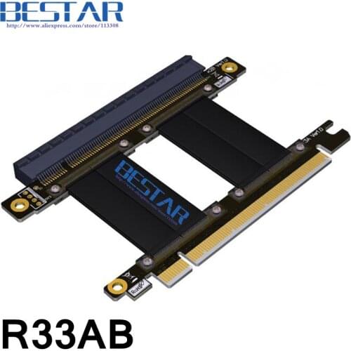 Riser pci-e 16x to 16x pcie 3.0 Professional Engineering Test Extender Cable 20cm 30cm 40cm 50cm 60cm 128G\bps For GTX1080 RX580