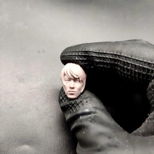 Blank 1/12 Scale Rurouni Kenshin Satoh Takeru Head Sculpt Unpainted Fit 6" ML Figure