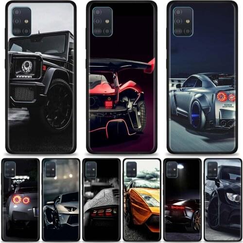 Sports Cars Male Men Phone Case For Samsung Galaxy A51 A71 5G A21s A11 A31 A41 A91 A72 A12 A02s Soft Silicon coque Matte Bumper