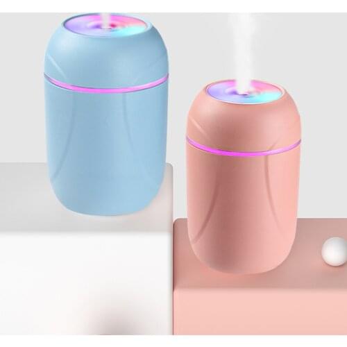 USB Air Humidifier LED Diffuser Night Lamp Home Bedroom Humidifier Large Capacity Small Humidifier For Office Fogger Mist Maker