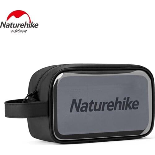 Naturehike Waterproof Wash Bag Portable Outdoor Travel Cosmetic Bag Transparent Toiletries Organizer Bag Wash Storage Bag