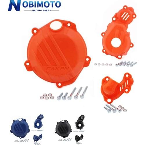 Motorcycle Clutch Guard Water Pump Cover Ignition Protector For KTM 250 350 SX-F EXC-F XC-F Dirt Bike Motocross