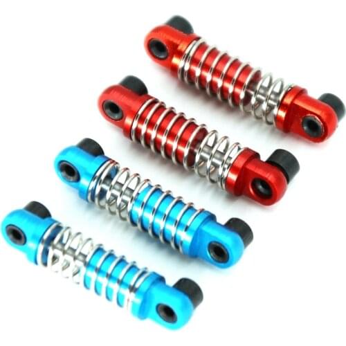 2Pcs 1/28 RC Aluminum Shock Absorbers for WLtoys RC Car K969 K989 K999 P929 4WD Short Course Drift Car Upgrade Parts