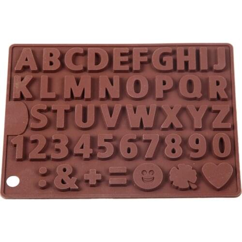 Baking Accessories Cream Cake 26 Alphabet Decorating Tools Chocolate Mold Bakery Accessories Pastry Cake Design Silicon Mold