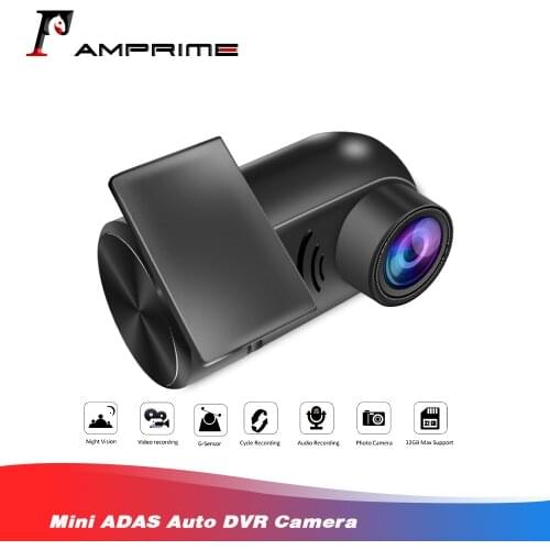 AMprime Car DVR ADAS Auto Dashcam HDP Dash Camera USB Loop Record G-sensor Car Recorder For Android Dash Camera Registrator Dvrs