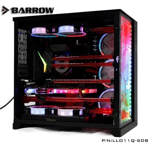 Barrow LLO11Q-SDBV1, Front Waterway Boards For Lian Li PC-O11 Dynamic Case, for Intel CPU Water Block & Single GPU Building