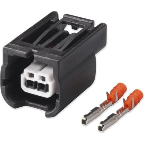 Free shipping 100 pcs DJ7028K-0.6-21 2 pins female auto electrical plug waterproof wire harness connector