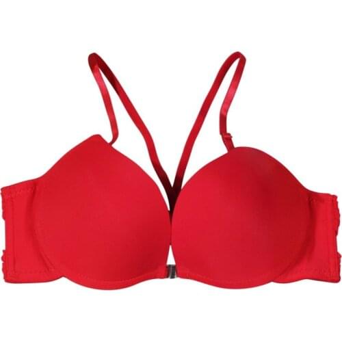 Sexy Y-strap Plunge Bra For Women Black Red Seamless Bras Women Adjustable Strap Womens Underwear Bra Push Up Bralette X3