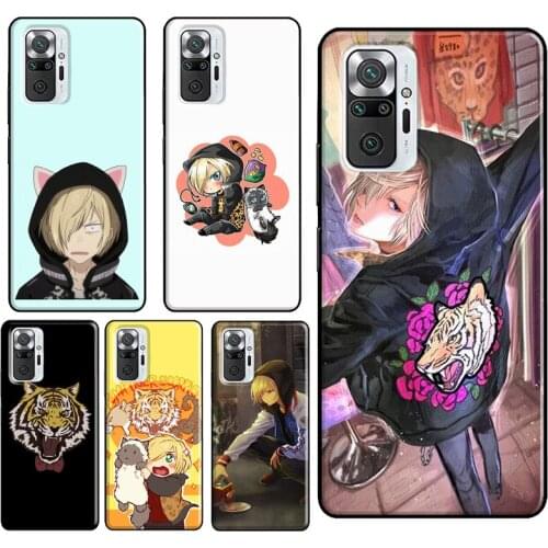 Yuri Plisetsky Tiger Yuri on ICE Phone Case For Xiaomi Redmi Note 10 Pro Note 9 Pro Note 8 Pro 8T 9S 7A 8A 9A 9C 9T Cover