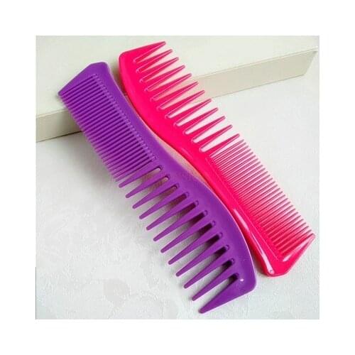 Thick Wide Tooth Dense Tooth Dual-use Cooked Rubber Is Not Easy To Break Teeth Hair Long Hair Thick Hair Perm Plastic Comb Sale