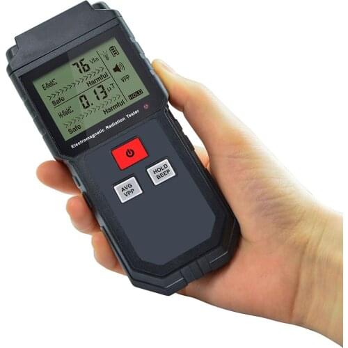Electromagnetic Radiation Tester Counter Handheld Digital LCD EMF Meter Electric Field Magnetic Field Dosimeter Detector