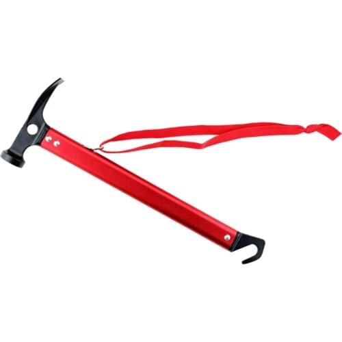 Camping Tent Peg Nail Stakes Extractor Puller Ground Lifter Remover Hammer Aluminum Alloy Outdoor Climbing Hiking Hammer
