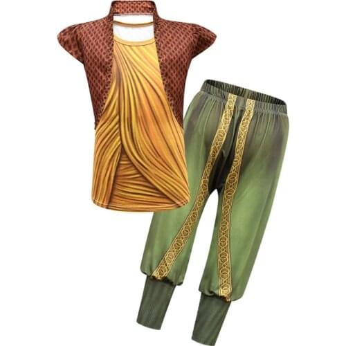 Summer Kid Outfit Cloth Raya And The Last Dragon Costume For Boy Girl Set Child Hat+Coat+Tee+Trouser 4PC Suit Cartoon Tracksuit