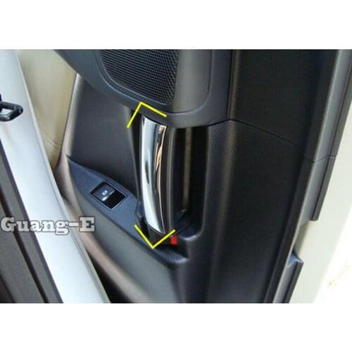 Car Sticker Cover Trim Door Inner Built Handle Bowl Frame Lamp 2pcs For Toyota Noah Voxy 80 Series 2014 2015 2016 2017 2018