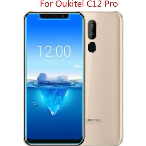 Not Full screen For Oukitel C12 Pro Protective Film Explosion-Proof Screen Protector For Oukitel C 12 Pro Tempered Glass