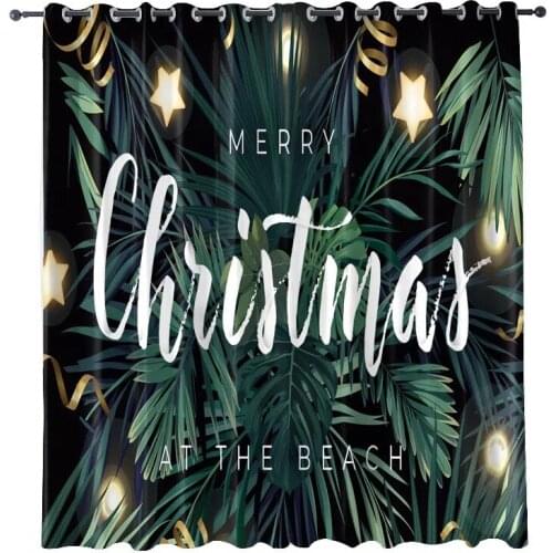 Creative Abstract Tropical Plant South East Asian Style Curtains Drapes Bedroom Window Treatments Single Panel Insulation